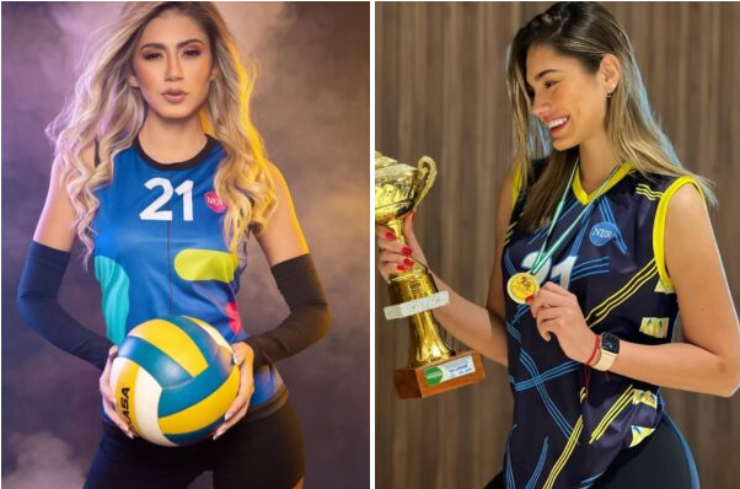 Gabriela Pena Cabrera chơi bóng chuyền từ khi còn trẻ Gabriela Pena Cabrera chơi bóng chuyền từ khi còn trẻ