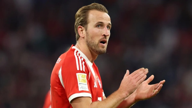 Harry Kane thi đấu cho Bayern.