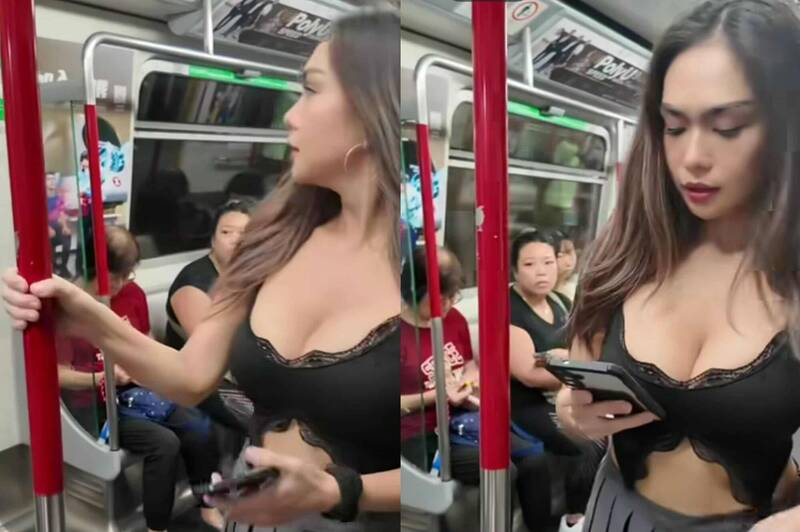 photo-1761108179081 Biểu cảm người phụ nữ trung niên trên tàu điện ngầm