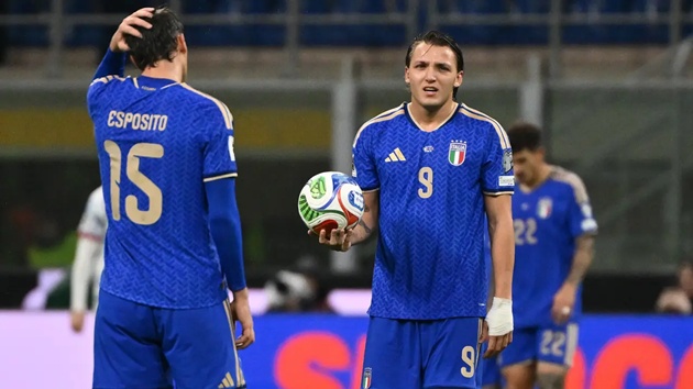 Italy nguy cơ lỡ World Cup Italy đối mặt nguy cơ vắng mặt tại World Cup