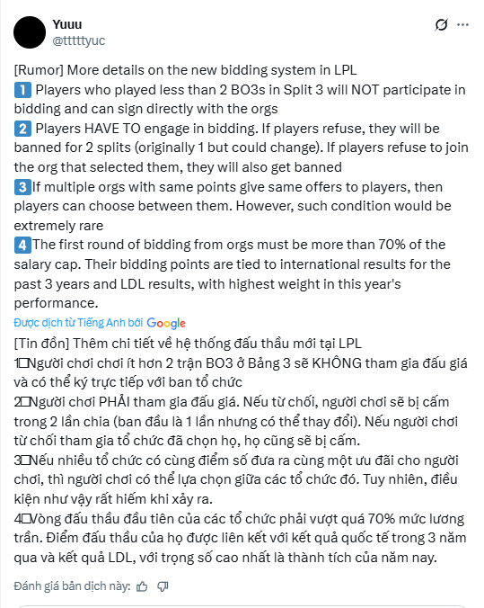 LPL có loạt chính sách mới sau CKTG 2025 tệ hại nhưng chưa chắc giải quyết được vấn đề- Ảnh 2. LPL có loạt chính sách mới sau CKTG 2025 tệ hại nhưng chưa chắc giải quyết được vấn đề- Ảnh 2.