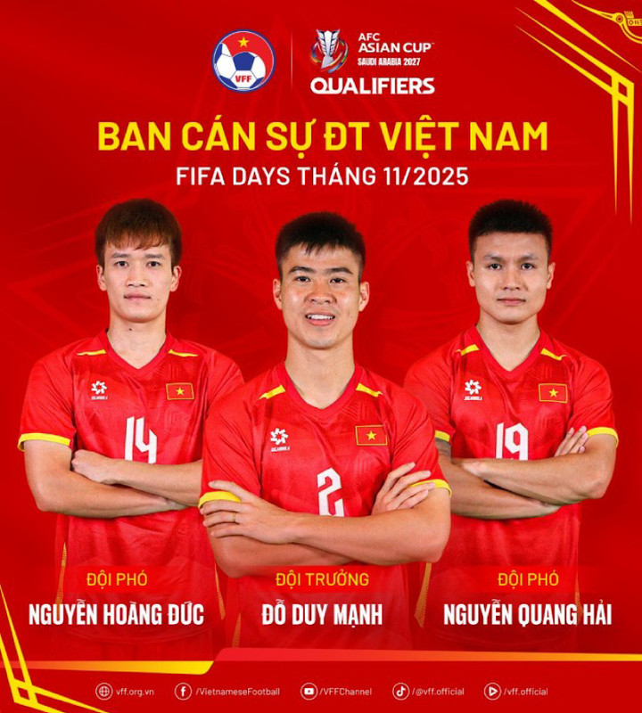Ban cán sự đội tuyển Việt Nam
