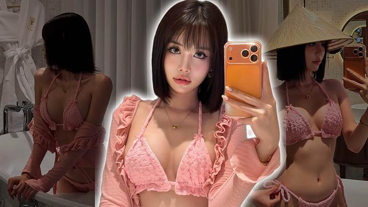 Hot girl diện bikini khiến fan mê mẩn với nhan sắc xinh đẹp- Ảnh 1.