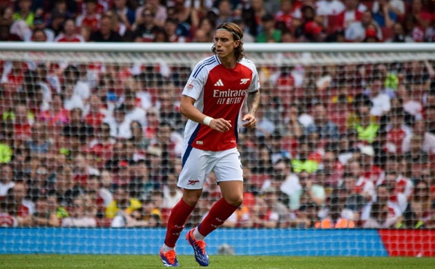 Calafiori có thể trở lại ở trận gặp Spurs. Calafiori trở lại trước trận derby Bắc London