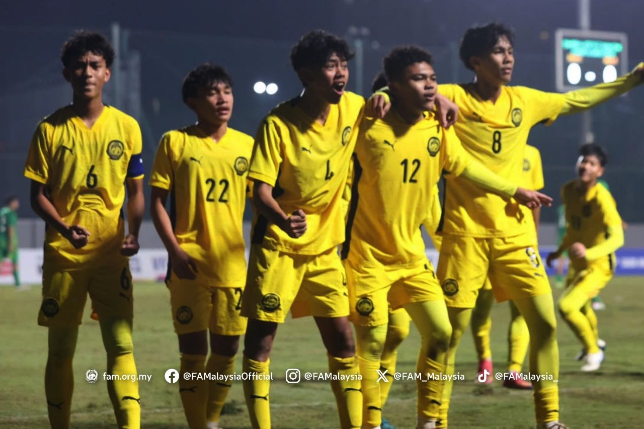 U17 Malaysia bám đuổi gắt gao U17 Việt Nam ở bảng C, vòng loại U17 châu Á 2026.