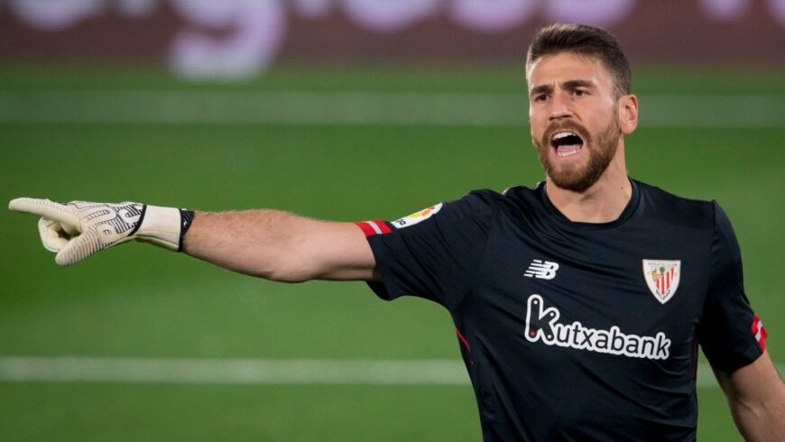 Unai Simon là thủ môn số 1 của Athletic Bilbao và đội tuyển Tây Ban Nha Unai Simon là thủ môn số 1 của Athletic Bilbao và đội tuyển Tây Ban Nha