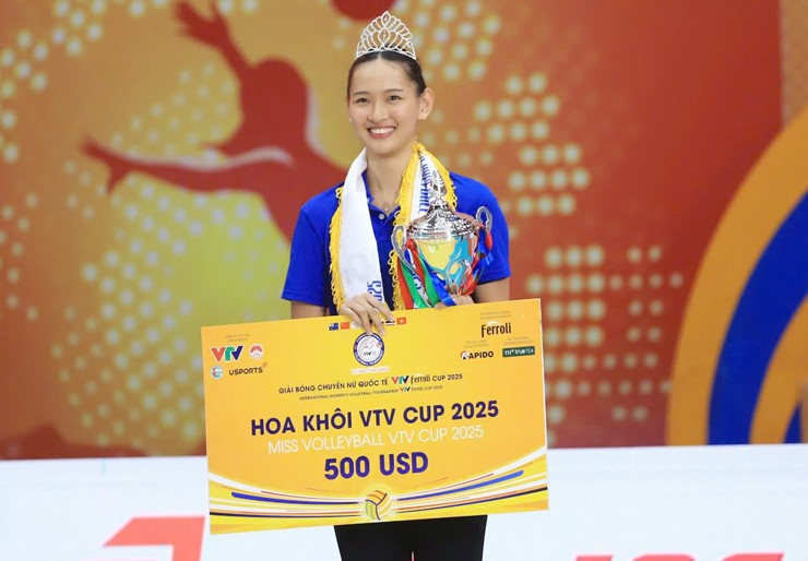 Cô là chủ nhân danh hiệu Hoa khôi VTV Cup 2025
