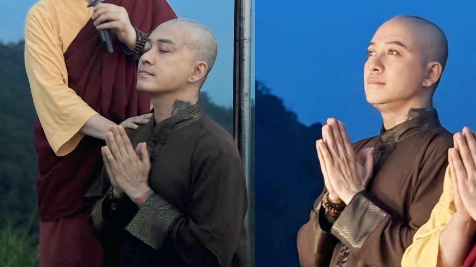 Tuấn Hưng cạo đầu cầu nguyện sức khỏe cho mẹ