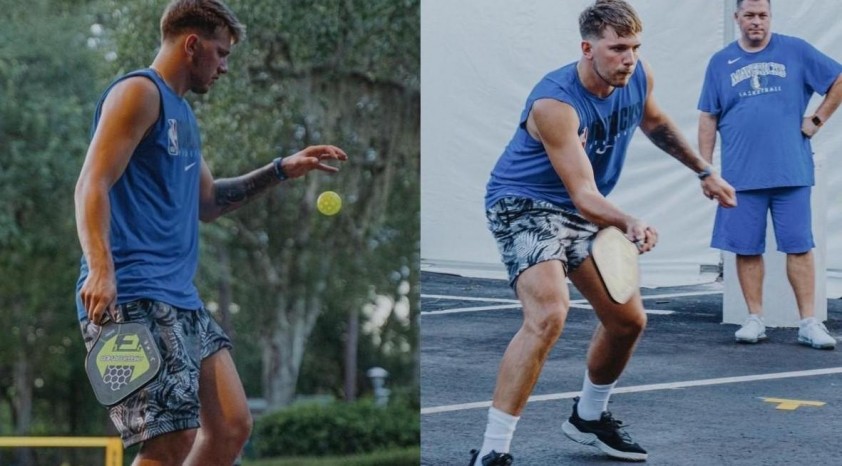 Sân tập pickleball độc đáo của Luka Doncic trên hồ Bled