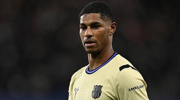 Marcus Rashford đang hạnh phúc tại Barcelona.