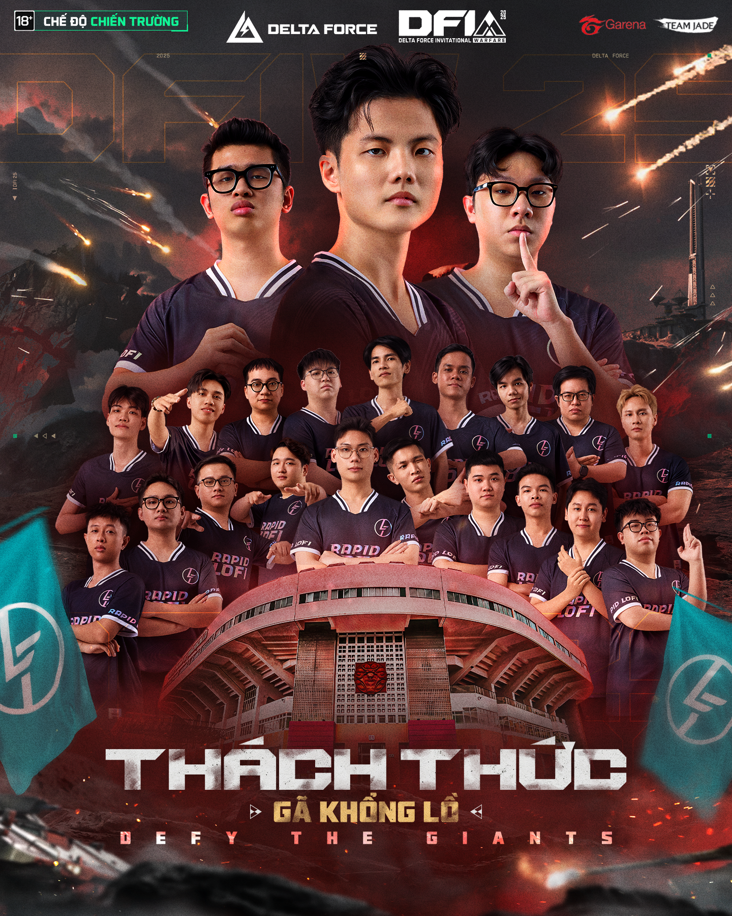 Rapid Lofi đại diện Việt Nam tại Delta Force Invitational 2025 Rapid Lofi tham gia tranh tài cùng các đội tuyển quốc tế