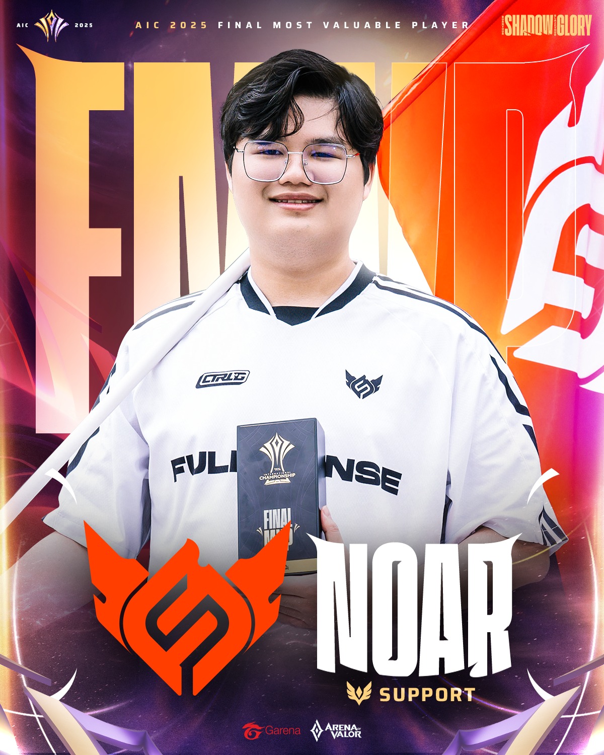 Trợ thủ Noar là FMVP của giải đấu với màn trình diễn đỉnh cao Noar FMVP AIC 2025