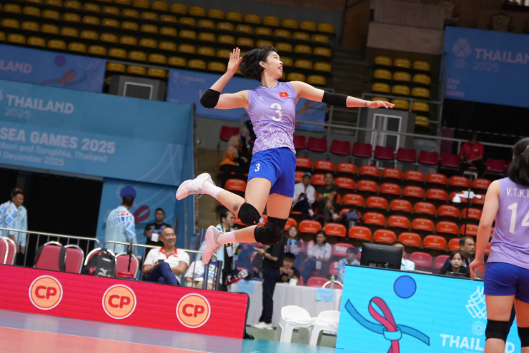 Pha bật nhảy đẹp mắt của các cầu thủ nữ Việt Nam