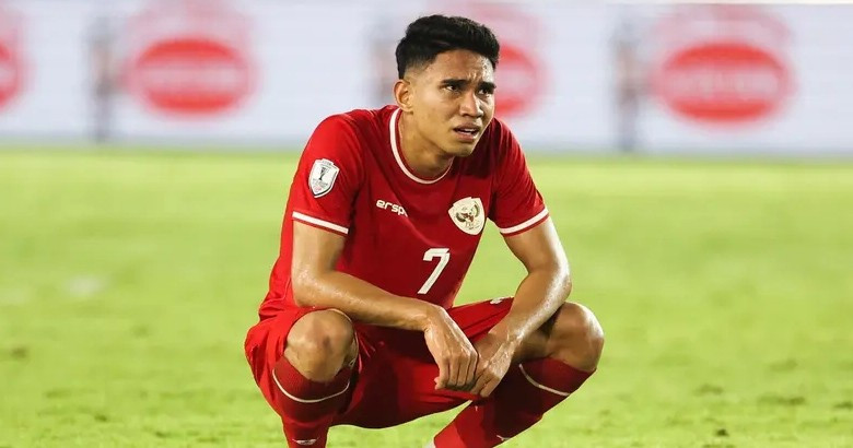 Marselino Ferdinan thi đấu cho U22 Indonesia