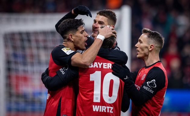 Leverkusen đang hưng phấn sau khi loại Dortmund tại Cúp quốc gia Đức Leverkusen đang hưng phấn sau khi loại Dortmund tại giải DFB-Pokal