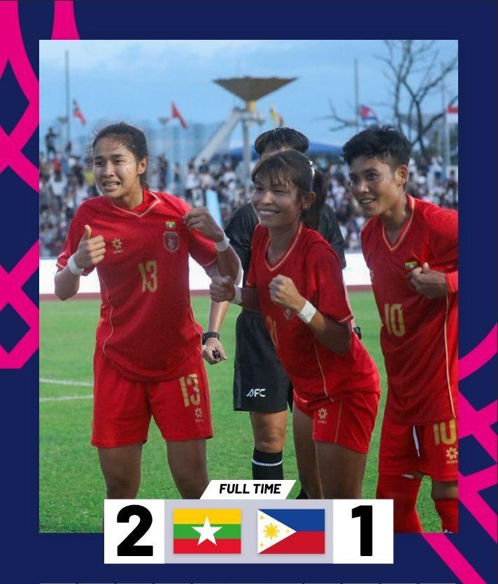 Pha ghi bàn quyết định của Myanmar Chiến thắng nghẹt thở của Myanmar trước Philippines