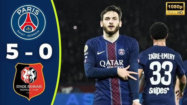 Kvaratskhelia lập cú đúp trong chiến thắng đậm của PSG b6