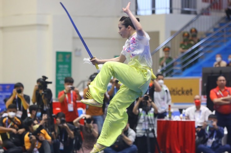 Thúy Vi vẫn là biểu tượng của Wushu Việt Nam Nữ võ sĩ wushu Dương Thuý Vi