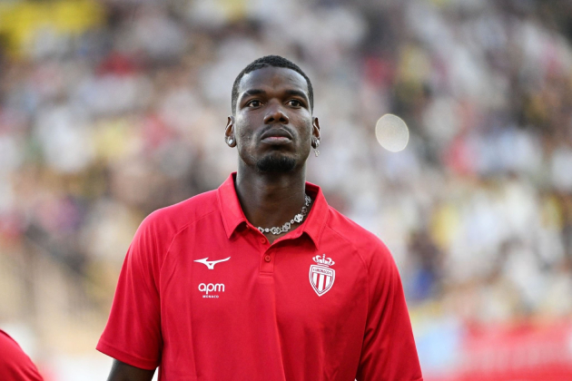 Pogba trong màu áo Monaco Paul Pogba trong buổi tập cùng AS Monaco