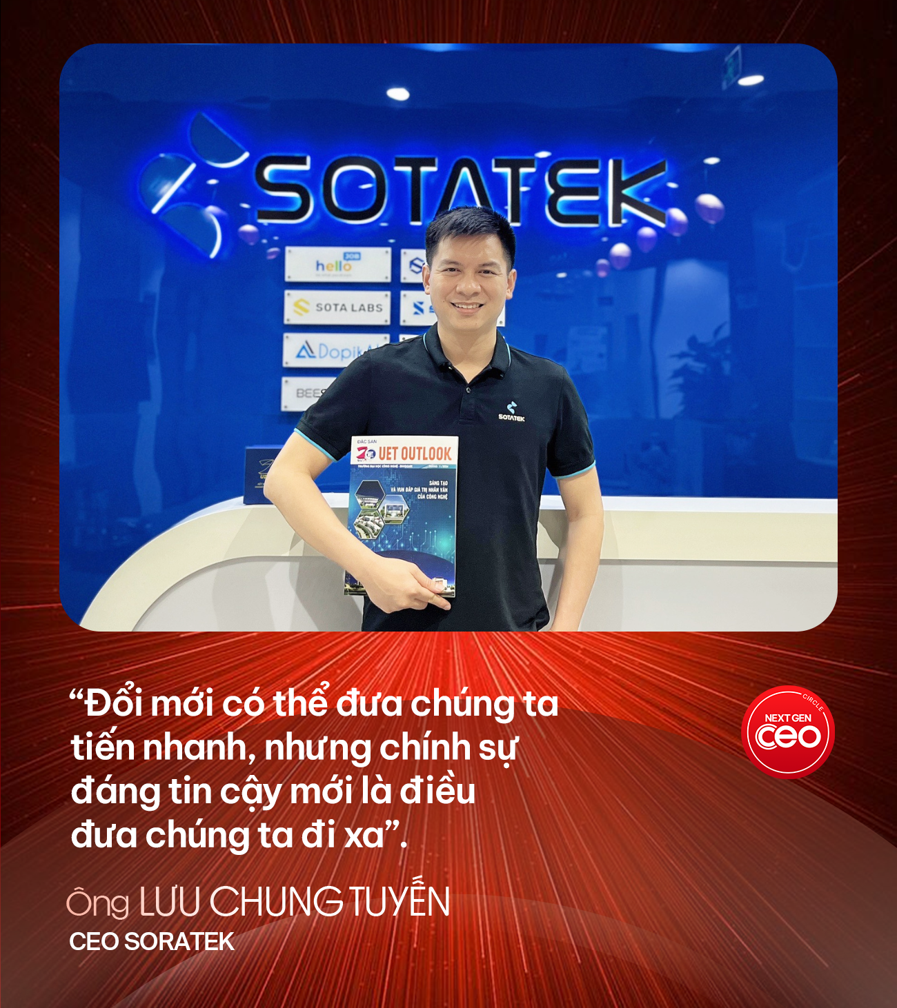 CEO Lưu Chung Tuyến và SotaTek: Định hình tương lai công nghệ Việt Nam - Ảnh 2. CEO Lưu Chung Tuyến định hướng lại chiến lược phát triển công nghệ AI tại SotaTek