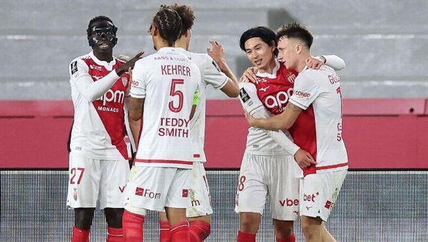 Bàn thắng của Minamino cho Monaco
