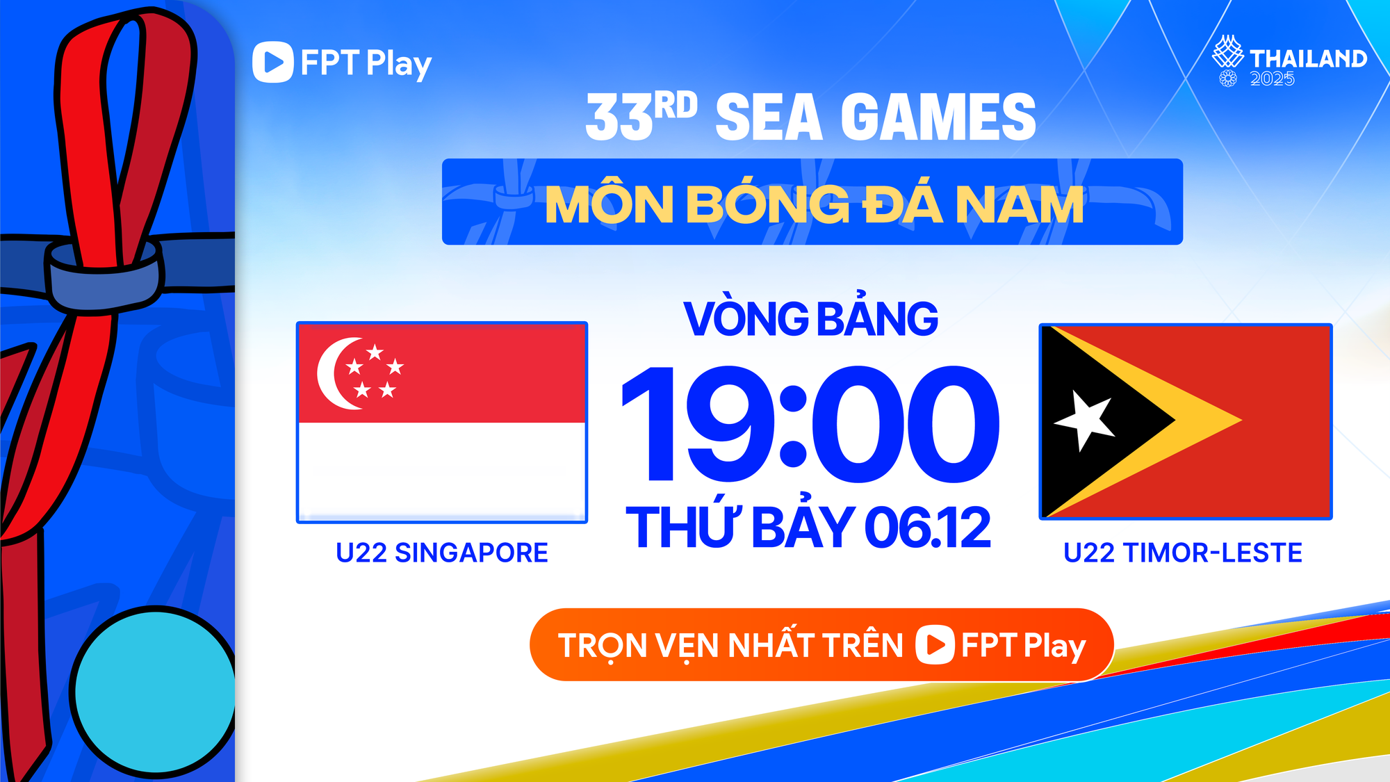 Xem TRỰC TIẾP bóng đá SEA Games 33: U22 Singapore vs U22 Timor Leste - Ảnh 1. Xem TRỰC TIẾP bóng đá SEA Games 33: U22 Singapore vs U22 Timor Leste - Ảnh 1.