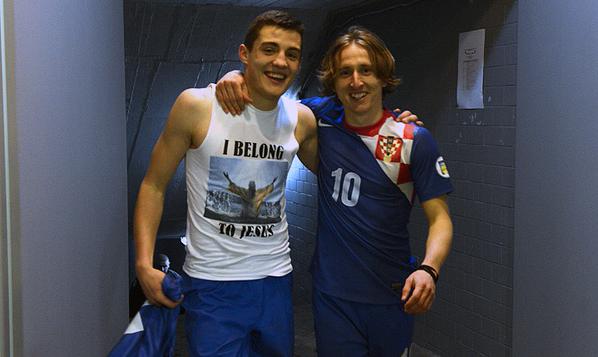 Hai siêu sao Kovacic và Modric