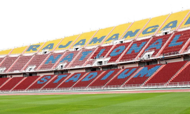 Sân Rajamangala tại Bangkok nơi sẽ diễn ra lễ khai mạc SEA Games 33 Sân vận động Rajamangala ở Bangkok