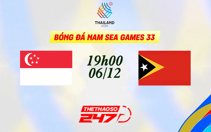 Nhận định U22 Singapore vs U22 Đông Timor: Tranh điểm bảng A