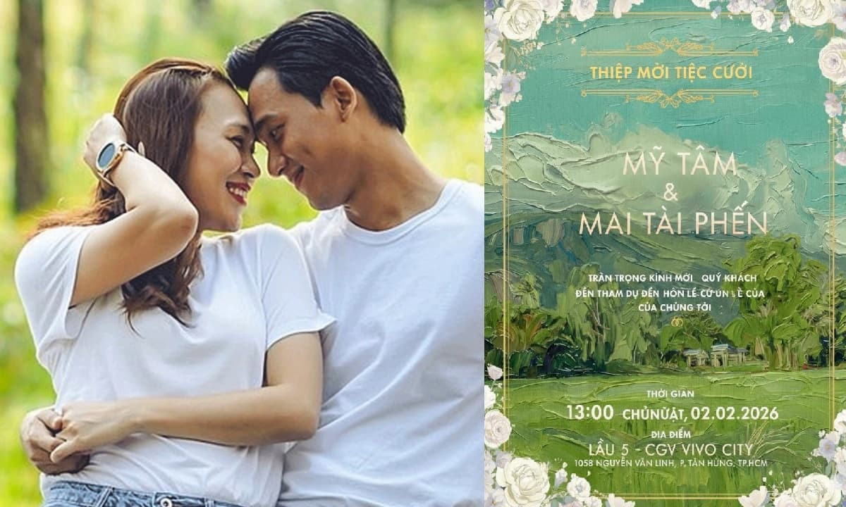 Mỹ Tâm lên tiếng về ảnh tấm thiệp cưới