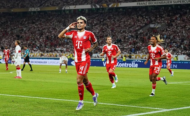 Diaz tấn công cho Bayern