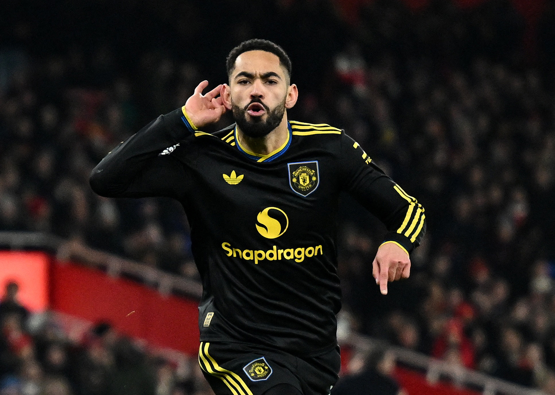 Niềm vui của Cunha khi ghi bàn thắng quyết định giúp Man United đánh bại Arsenal