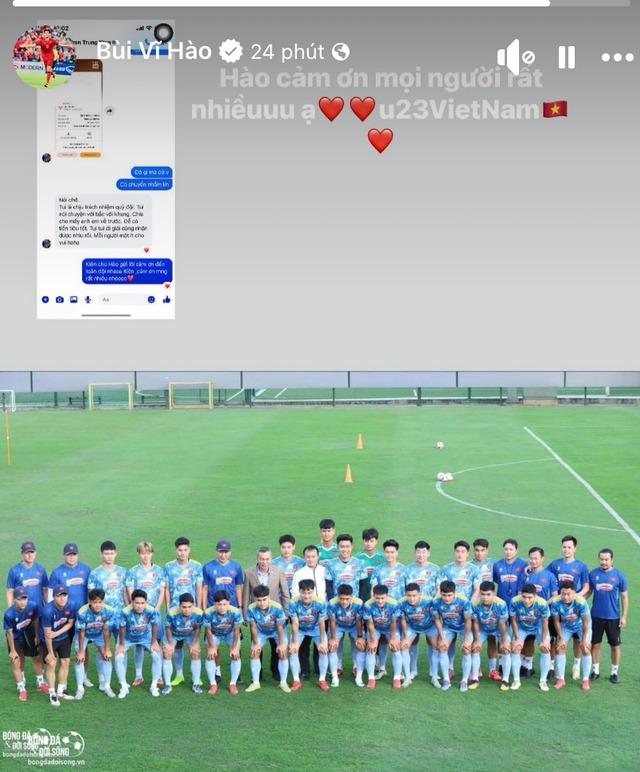 Vĩ Hào xúc động trước nghĩa tình U.23 Việt Nam: Món quà nhỏ, tình cảm lớn