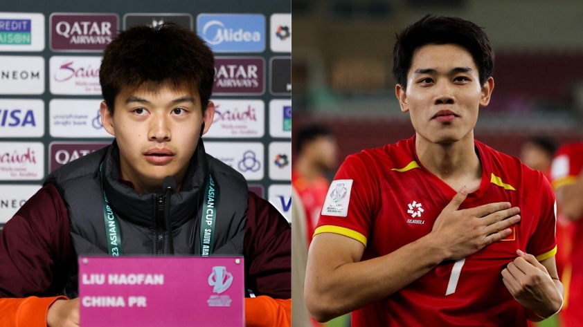 Đình Bắc khiến đội trưởng U23 Trung Quốc hiểu nhầm sau trận thua 0-3