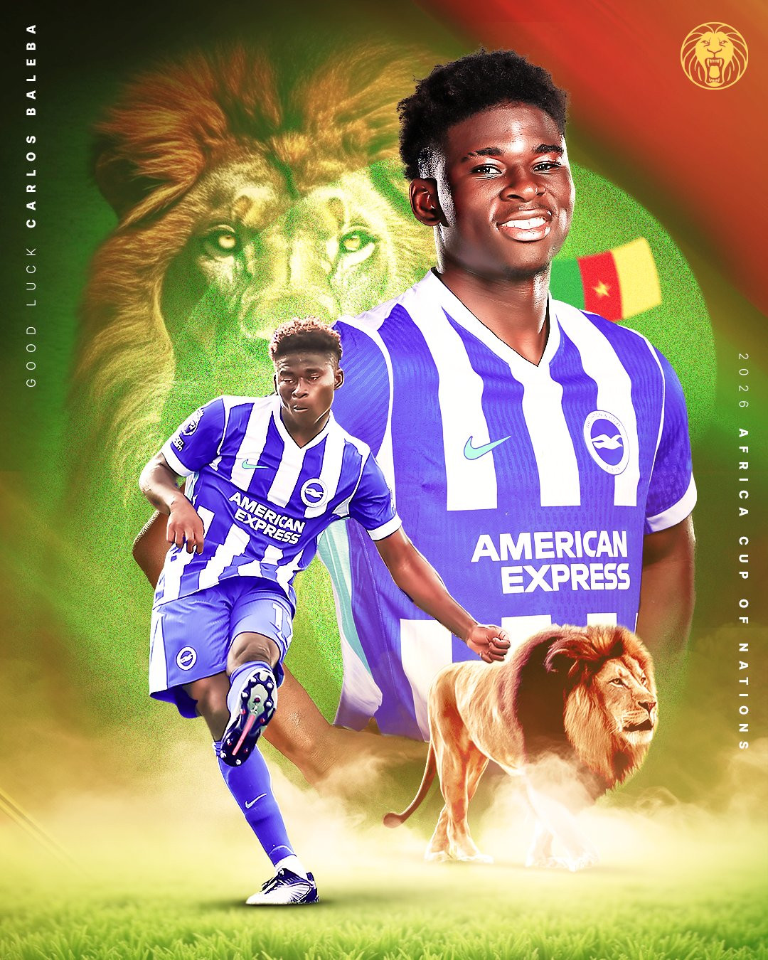 Carlos Baleba trong màu áo Brighton