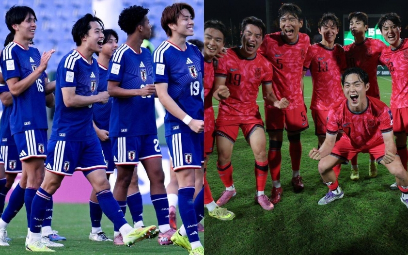 U23 Hàn Quốc và U23 Nhật Bản chuẩn bị cho trận bán kết