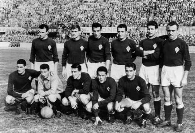 Đội hình Fiorentina vô địch Ý lần đầu tiên ở mùa giải 1955/1956.
