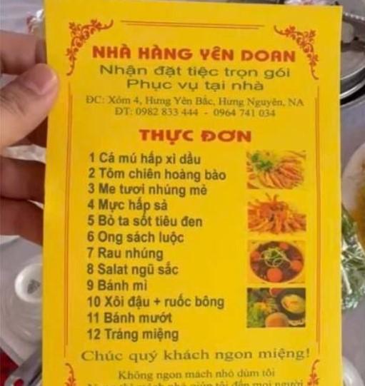 Có gì trong mâm cỗ mừng công của gia đình Nguyễn Đình Bắc?