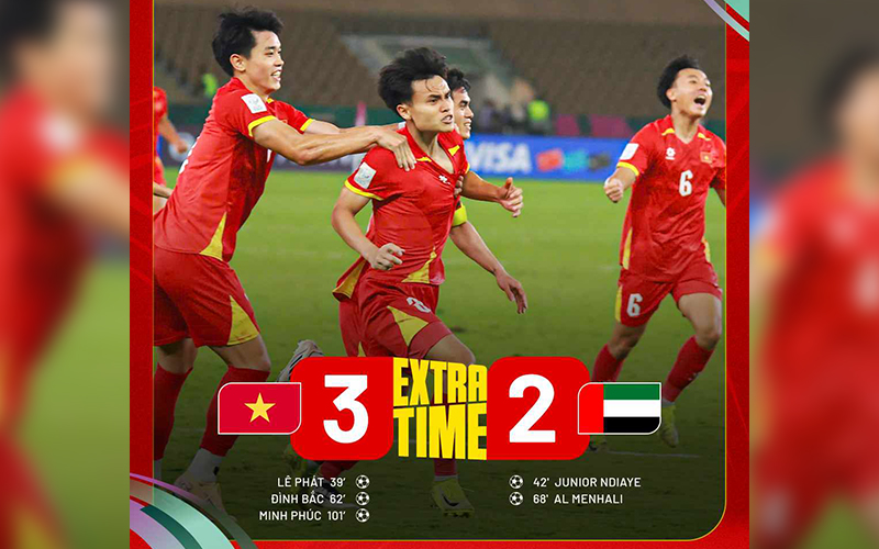 U23 Việt Nam Quật Ngã UAE 3-2, Viết Tiếp Giấc Mơ Châu Á