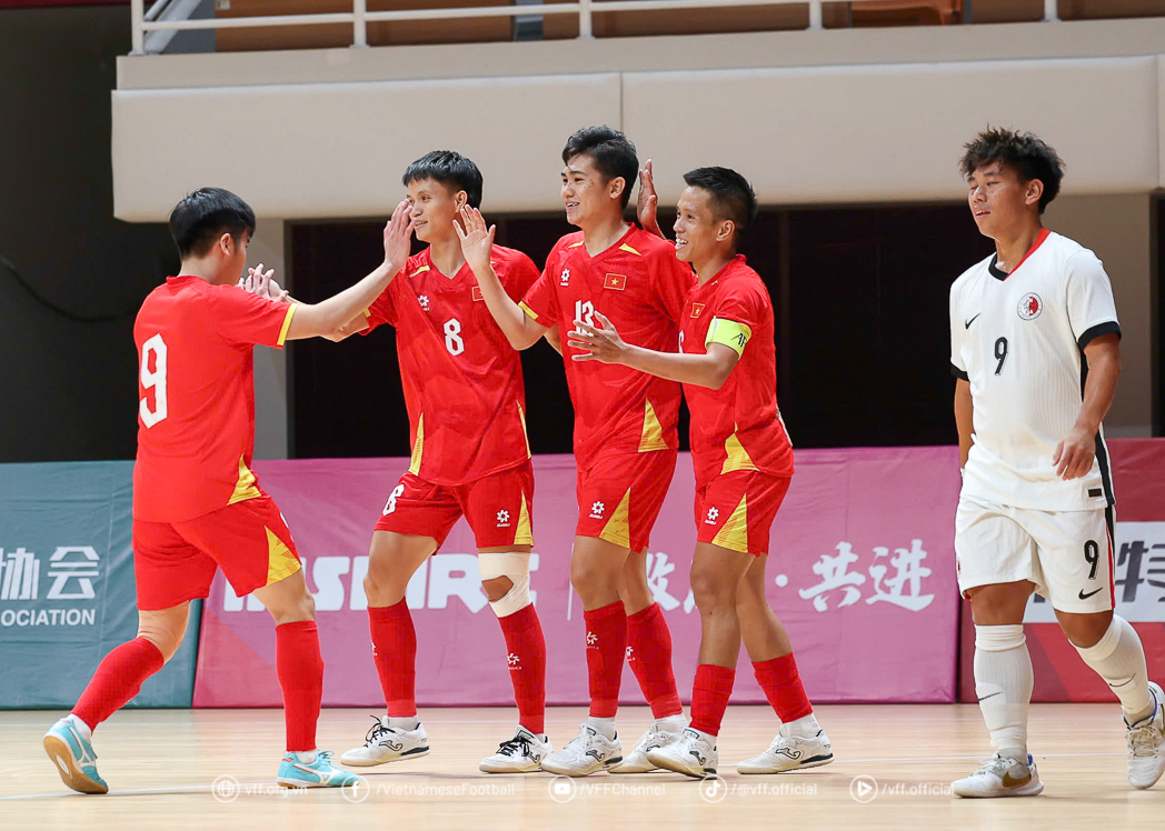 Chiến thắng đậm của đội tuyển futsal Việt Nam