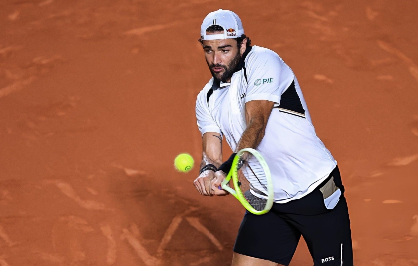 Matteo Berrettini - tên tuổi hiếm hoi chinh chiến ở Golden Swing năm nay.