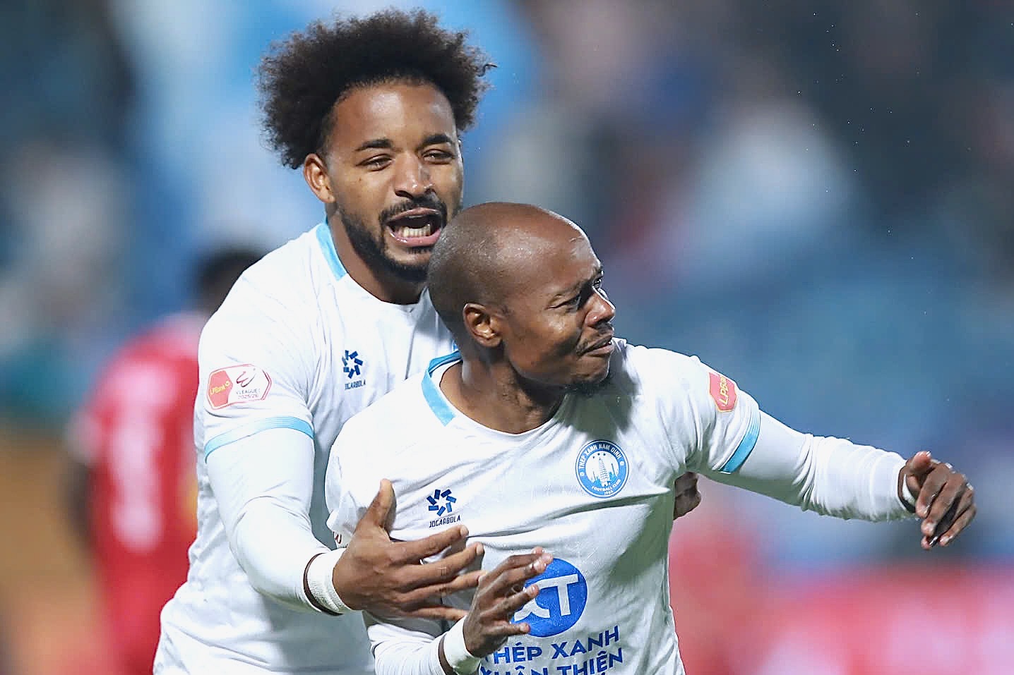 xuân son - Tiền đạo Nam Định trong trận đấu gặp Hà Tĩnh