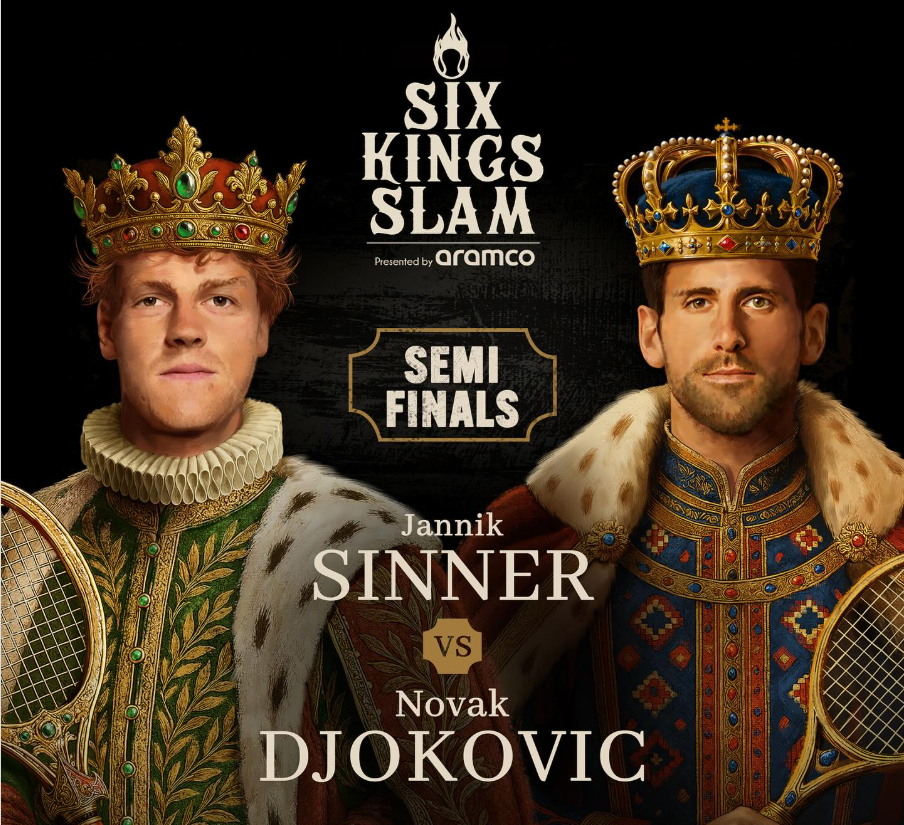Tay vợt người Ý sẽ đụng Djokovic ở bán kết Six Kings Slam
