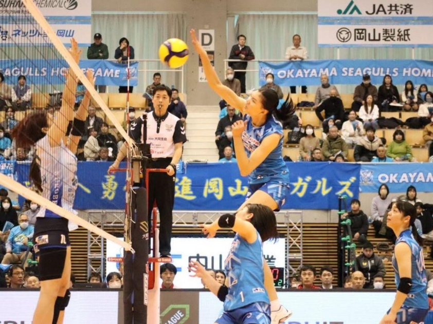 Trần Thị Bích Thủy đang có phong độ khá ổn định trong màu áo Okayama Seagulls