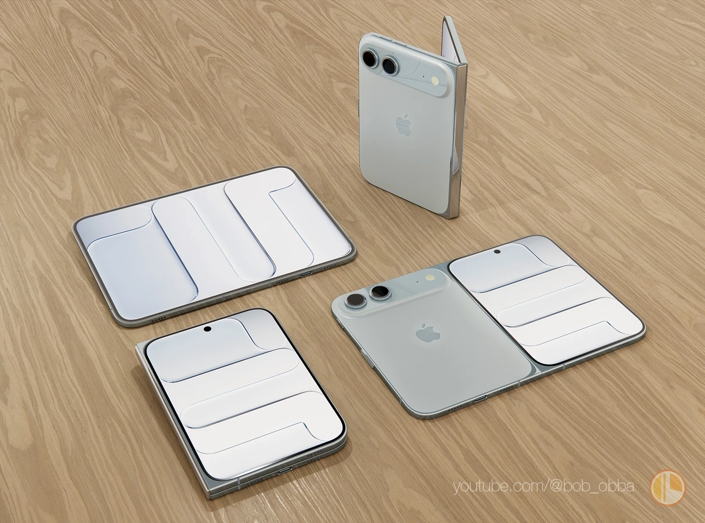 Bản dựng concept chia sẻ chi tiết về design của iPhone Fold