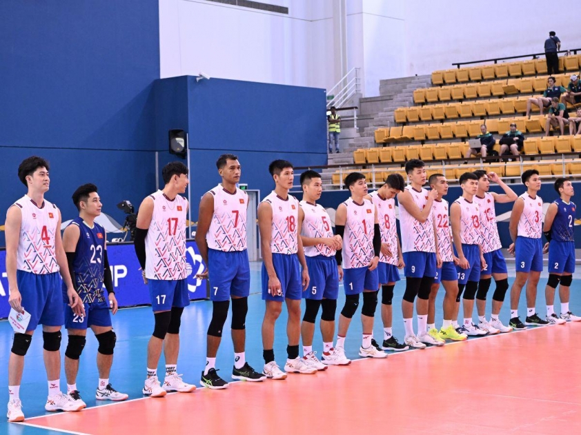 Tuyển bóng chuyền nam Việt Nam thi đấu tại AVC Cup