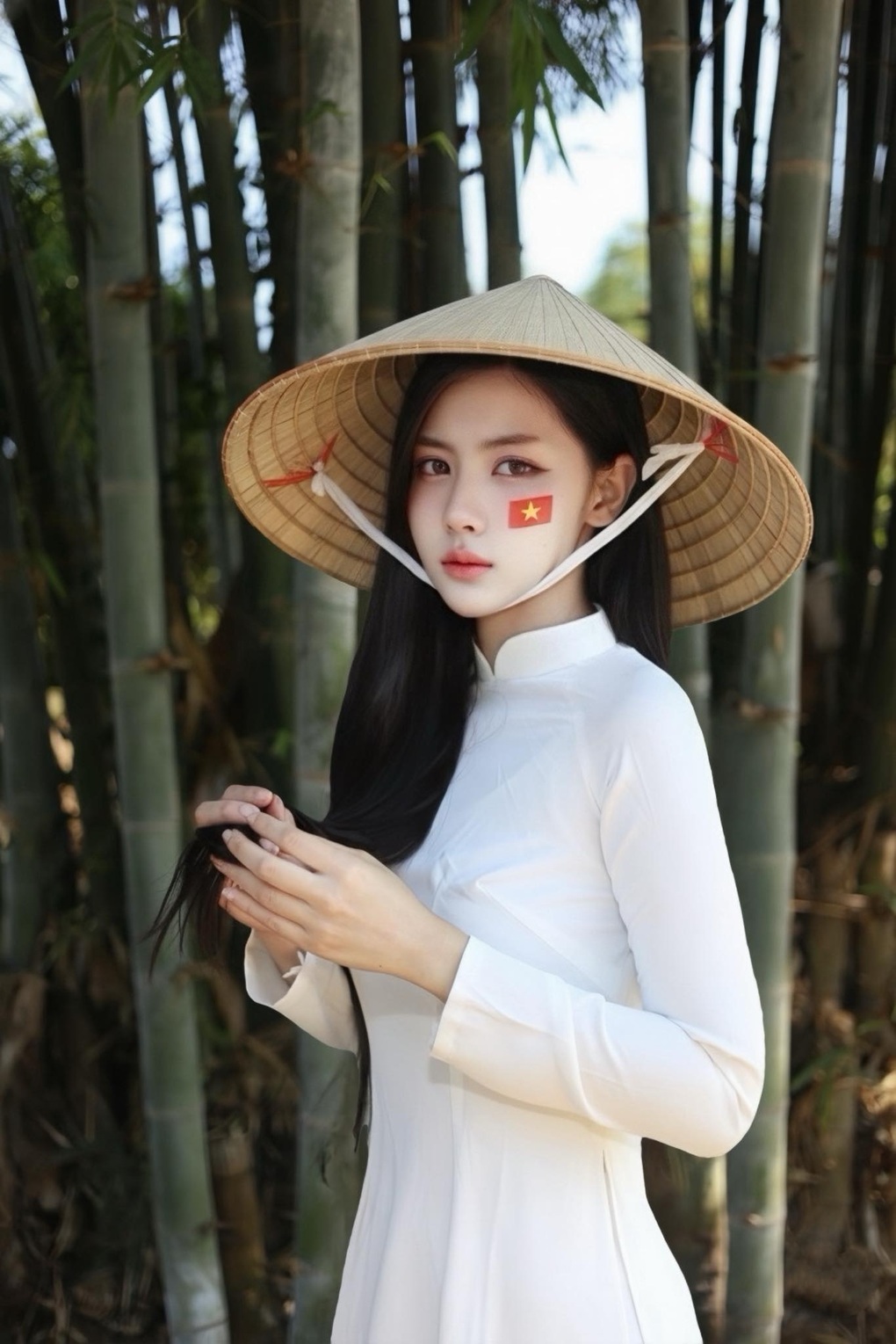 Nữ CĐV Thái Lan xinh đẹp mê mẩn Đình Bắc gây sốt khi tới Việt Nam ăn Tết - 6