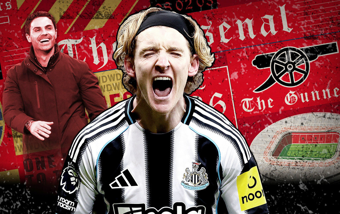 Anthony Gordon trong màu áo Newcastle