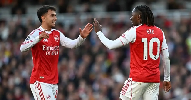 Eze trong màu áo Arsenal