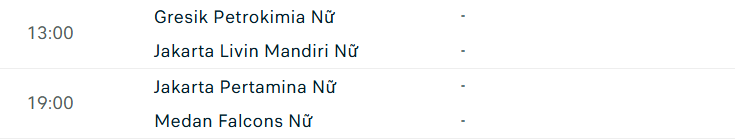 Lịch thi đấu bóng chuyền hôm nay 8/2